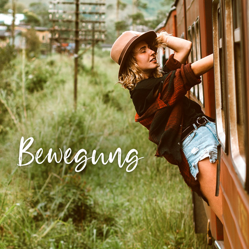 Bleib in Bewegung