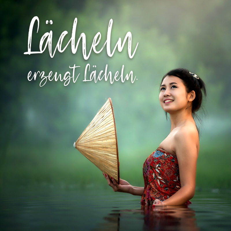 Lächeln erzeugt Lächeln